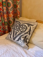 Poszewka dekoracyjna w stylu góralskim (40x40cm)