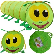 TUNEL DLA DZIECI GĄSIENICA KOLOROWY NAMIOT DO OGRODU DLA DZIECKA DUŻY 170CM