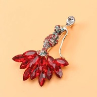 BROSZKA PRZYPINKA PIN dziewczyna girl kobieta syrena AGRAFKA baletnica ryba