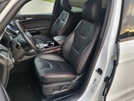 FORD S MAX MK2 - ST- LINE -FOTEL LEWY PRAWY - SKÓRA CZERWONA NIĆ