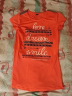 Y.F.K. LOVE DREAM SMILE KOSZULKA T-SHIRT DAMSKI 170/176