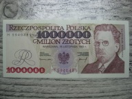 BANKNOT RP 1 MILION 1000000 ZŁOTYCH 1993 R REYMONT