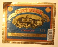 ETYKIETA - ĆESKY BOHEM - TRADIĆNI - CZECHY, CZECHOSŁOWACJA