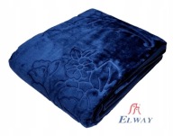 Koc Elway akryl 160 x 210 niebieski ciemny
