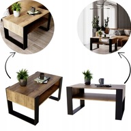 STOLIK KAWOWY KARO ŁAWA LOFT RETRO DĄB EGGER STÓŁ