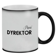 Magiczny matowy kubek z nadrukiem dla DYREKTORA urodziny na prezent