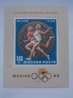 Węgry - Olimpiada w Meksyku - Mi. bl.65 A **