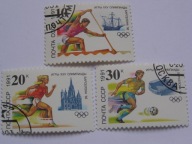 ZSRR - Olimpiada Barcelona 1992 - Mi. 6225-27 - kasowane