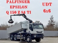 Iveco TRAKKER 410 * WYWROTKA 5,10 m * PALFINGER EPSILON Q 150 Z 84 TI / 6x6