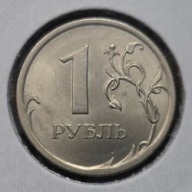 *ROSJA [0194]*1 rubel 2007 Federacja Rosyjska, Herb Orzeł (heraldyka) SPMD