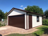 Garaż ocieplany z płyt warstwowych do 35m2