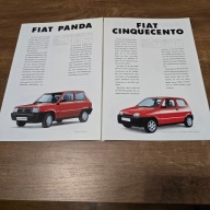 Fiat Panda Cinquecento Uno Tipo Tempra Croma program gama 1993