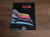 GEO Storm Prizm Metro Tracker - 1991 - USA prospekt folder katalog broszura