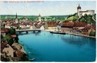 Szwajcaria - Schaffhausen - widok ogólny - 1914 r
