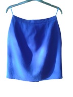 Granatowa spódnica wełna