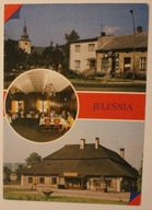 JELEŚNIA. Fragment wczasowiska, kościół. Zabytkowa karczma z XVIII w.