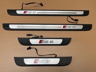 AUDI RS6 C7 4G LISTWY PROGOWE PODŚWIETLANE LISTEWKI