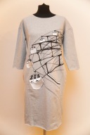 SOLAR sukienka dzianinowa tunika rozmiar 36