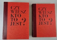 Czy wiesz kto to jest Warszawa 1938, przedruk 1984 Tom 1-2