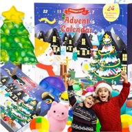 MEGA ZESTAW KALENDARZ ADWENTOWY POPIT PREZENT GNIOTKI SPINER ŚWIĘTA MIKOŁAJ