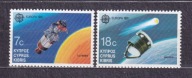 CYPR** EUROPA, kosmos, satelity Mi 771-72
