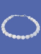 Kamień księżycowy...Subtelna bransoletka z kamienia księżycowego