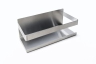 Półka łazienkowa prysznicowa srebrna 23×10×8 cm | Organizer na kosmetyki