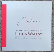 Folder 70 rocznica urodzin Lecha Wałęsy +FDC