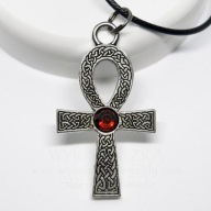 Krzyż Ankh klucz amulet talizman egipski kryształ