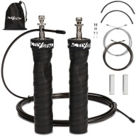 SKAKANKA BOKSERSKA CROSSFIT Z OBCIĄŻENIEM REGULOWANA Z ŁOŻYSKAMI FITNESS