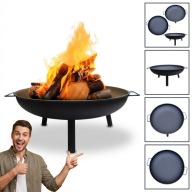 PALENISKO OGRODOWE MILANO GRILL OGNISKO STALOWE Z RUSZTEM 60CM NOWY