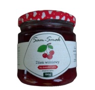 Dżem wiśniowy BEZ DODATKU CUKRU 190 g domowy
