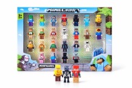 MINECRAFT FIGURKI ZESTAW 24 SZTUK MINI LUDZIKI MINECRAFT + AKCESORIA