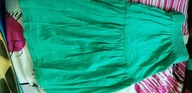 Spódnica zielona bawełniana dł. nad kolano r.M/L38
