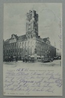 Thorn, Toruń, ratusz i pomnik Kopernika, 1903