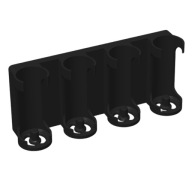 Uchwyt na szczoteczki elektryczne ORAL-B Stojak Organizer łazienkowy CZARNY