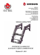Ursus TUR - 8 - instrukcja obsługi, katalog części ładowacza czołowego