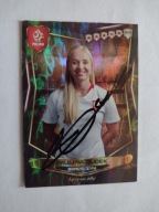 Karta panini autograf Polska Paulina Dudek Limited PZPN