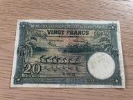 Kongo Belgijskie - 20 franków - 1952 - rzadki
