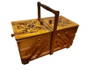 Duża drewniana niciarka XL - kolor dąb