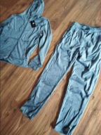 Komplet welurowy damski grafitowy 2XL/3XL