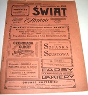 "ŚWIAT" PISMO TYGODNIOWE ILUSTROWANE NR 22 02.VI. 1923