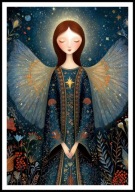 A2 OBRAZ PLAKAT ANIOŁ, PLAKAT Z ANIOŁEM, ANIELSKIE SKRZYDŁA, ANIELICA, NR11