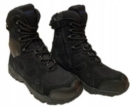 Buty Wojskowe Taktyczne Wysokie Czarne Skóra Zamsz Lekkie wkładka 28 cm