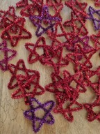 ozdobne gwiazdki * 35 szt