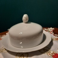 Vintage, Piękna duża maselnica