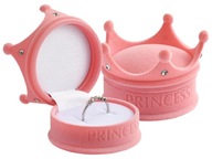 NOWE duże pudełko KORONA RÓŻOWA dla małej królewny