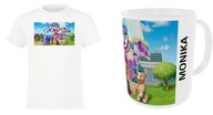 *Zestak* Koszulka My Little Pony i Kubek z Postacjami Rozmiar - 158