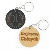 BRELOK NAJLEPSZY CHŁOPAK / NUMER 1| Na prezent urodziny | Dla Chłopaka