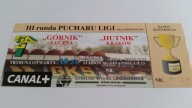 bilet GÓRNIK Łęczna - HUTNIK Kraków 22.08.2001